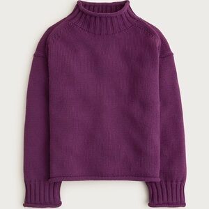 J Crew 2025 Rollneck Sweater - Sundried Raisin
